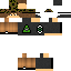 Minecraft skin texture, 64x64 pixels