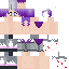 Minecraft skin texture, 64x64 pixels