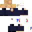 Minecraft skin texture, 64x64 pixels