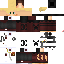 Minecraft skin texture, 64x64 pixels