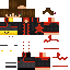 Minecraft skin texture, 64x64 pixels