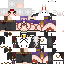 Minecraft skin texture, 64x64 pixels