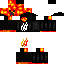 Minecraft skin texture, 64x64 pixels