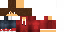 Minecraft skin texture, 64x32 legacy pixels