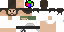 Minecraft skin texture, 64x32 legacy pixels