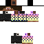 Minecraft skin texture, 64x64 pixels