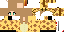 Minecraft skin texture, 64x32 legacy pixels