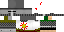 Minecraft skin texture, 64x32 legacy pixels