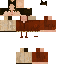 Minecraft skin texture, 64x64 pixels