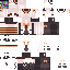 Minecraft skin texture, 64x64 pixels