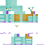 Minecraft skin texture, 64x64 pixels