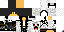 Minecraft skin texture, 64x32 legacy pixels