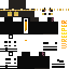 Minecraft skin texture, 64x64 pixels
