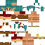 Minecraft skin texture, 64x64 pixels