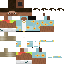 Minecraft skin texture, 64x64 pixels