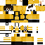 Minecraft skin texture, 64x64 pixels