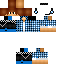 Minecraft skin texture, 64x64 pixels