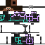 Minecraft skin texture, 64x64 pixels