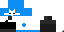 Minecraft skin texture, 64x32 legacy pixels