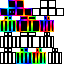 Minecraft skin texture, 64x64 pixels
