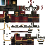 Minecraft skin texture, 64x64 pixels