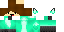 Minecraft skin texture, 64x32 legacy pixels