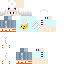 Minecraft skin texture, 64x64 pixels
