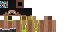 Minecraft skin texture, 64x32 legacy pixels