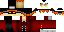 Minecraft skin texture, 64x32 legacy pixels