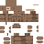 Minecraft skin texture, 64x64 pixels