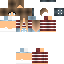 Minecraft skin texture, 64x64 pixels