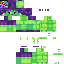 Minecraft skin texture, 64x64 pixels