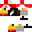Minecraft skin texture, 64x64 pixels