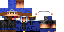 Minecraft skin texture, 64x32 legacy pixels