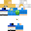 Minecraft skin texture, 64x64 pixels
