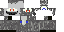 Minecraft skin texture, 64x32 legacy pixels