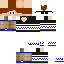Minecraft skin texture, 64x64 pixels