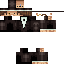 Minecraft skin texture, 64x64 pixels
