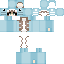 Minecraft skin texture, 64x64 pixels
