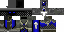 Minecraft skin texture, 64x32 legacy pixels
