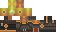 Minecraft skin texture, 64x32 legacy pixels