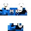 Minecraft skin texture, 64x64 pixels