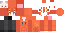 Minecraft skin texture, 64x32 legacy pixels