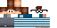 Minecraft skin texture, 64x32 legacy pixels