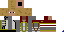 Minecraft skin texture, 64x32 legacy pixels