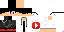 Minecraft skin texture, 64x32 legacy pixels