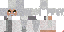 Minecraft skin texture, 64x32 legacy pixels