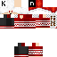 Minecraft skin texture, 64x64 pixels