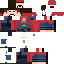 Minecraft skin texture, 64x64 pixels