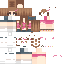 Minecraft skin texture, 64x64 pixels